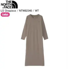 タイムセール‼️ザノースフェイス コットン ロングスリーブワンピース　Mサイズ