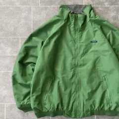90s OLD LANDSEND ランズエンド ナイロンジャケット XXL 緑のサムネイル