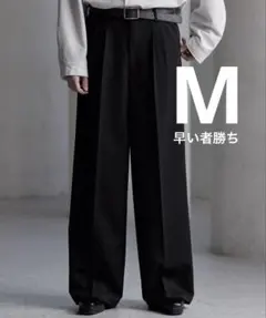 Prime TR Semi-wide Tuck Slacks プライムTR