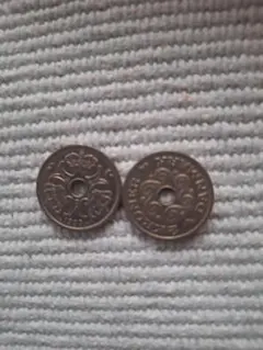 デンマーク硬貨【5クローネ 1990年】約28mm - メルカリ