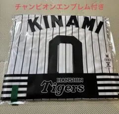 阪神タイガース チャンピオン・エンブレム付ユニフォーム ＃19下村海翔☆新品☆Ｌ 阪神タイガース チャンピオン・エンブレム付ユニフォーム ＃19下村海翔