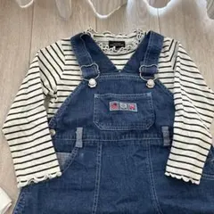 ファミリアジャンパースカートとカットソー３枚セット　長袖