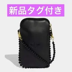 新品 adidas アディダス フェスティバルバッグ ビーズ付き ショルダー 黒