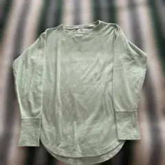 coen ライトグリーン 長袖Tシャツ L