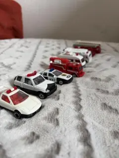ミニカーセット パトカー 救急車 消防車