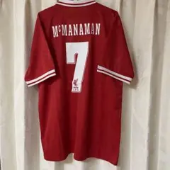 リバプール1996/97マクナマナンhomeサッカーユニフォームfootball
