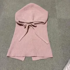 WEGO ニットフード バラクラバ ピンク・未使用