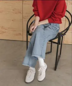 DOORS 2タックギャザーデニムパンツのサムネイル