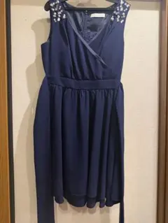 Cecil McBee ネイビーパーティードレス