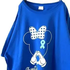 OVARIAN AWARENESS Tシャツ XL ブルー 青 古着