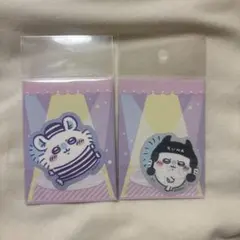 ちいかわ　ダイカットステッカー　モモンガ　KUWA　囚人　2枚セット