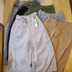 ワイドパンツ6点まとめ売り