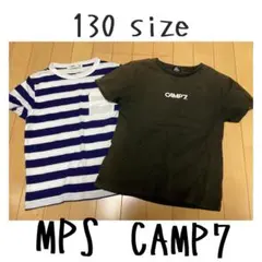 MPS CAMP7 130サイズ Tシャツ 2枚セットのサムネイル