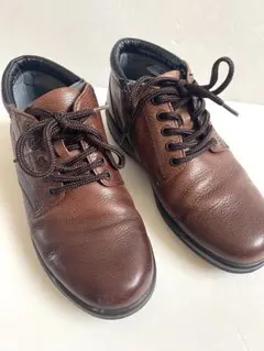 ムーンスター 防水・防滑 本革ブーツ24,5雪路面や溶けた氷路面に強い！防水防滑