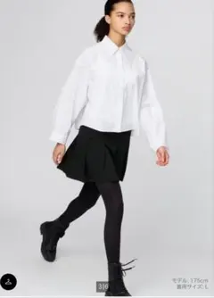 ✨️新品未使用✨️UNIQLO C コットンコクーンシャツ 白 3XL