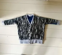 G.wiz ゼブラ柄カーディガン 120 美品 ジーウィズ アニマル柄 キッズ
