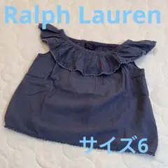 値下げ★RalphLaurenチュニック(ブルー)girlサイズ(6 )120