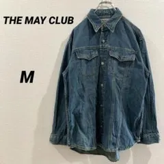 THE MAY CLUB デニムジャケット ヴィンテージ風 色落ち加工のサムネイル