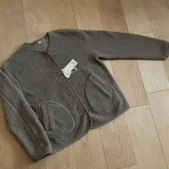 最終値下げ　ユニクロ　UNIQLO フリース　ノーカラージャケット