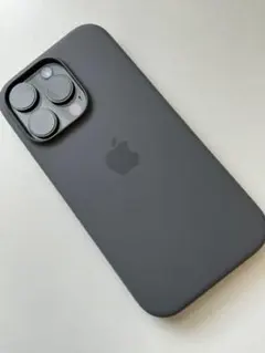 純正 iPhone16ProMax シリコンケース グレー定価7980円