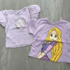 バースデイ cottoli ラプンツェル プリンセス ディズニー Tシャツ 半袖