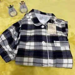 無印良品　オーガニックコットン チェック柄 パジャマ S-M