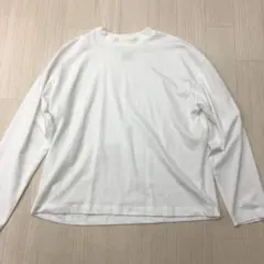 無印良品 MUJI 天竺編み モックネック 長袖Tシャツ レディース M