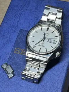 SEIKO Silver Wave 7546-8340 DAY DATE 稼働品