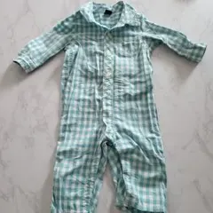 babyGap チェック柄ロンパース 70cm