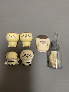 ちいかわ くりまんじゅう ラッコ フィギュア クリップ 消しゴム