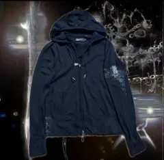 00s archive y2k ジップパーカー　グランジ　お兄系　平成　スカル