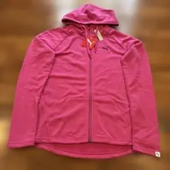 PUMA ピンク パーカー Mサイズ