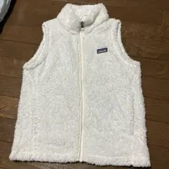 patagonia フリースベスト XL ホワイト