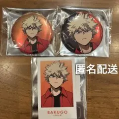 ヒロアカ　東京タワーコラボ　RED 爆豪勝己　缶バッジ　イラストカード