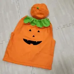 ハロウィン　ベビー　コスプレ　カボチャ　パンプキン　80 90