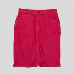 Lee EDWIN♡デニムストレッチタイトスカート　ピンク　M