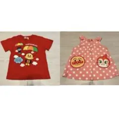 アンパンマン　Tシャツ　ワンピース　2点セット90cm 100cm
