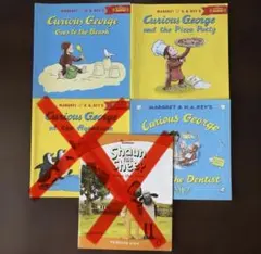 Curious George 絵本 3冊セット 洋書