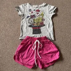 SHIPSのTシャツとピンクのショートパンツの2点セットのサムネイル