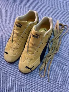 PUMA スエード スニーカー イエロー　スピードキャット