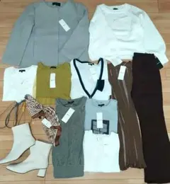 ALL 新品 コムサイズム M レディース まとめ売り 秋冬 アウター ブーツ