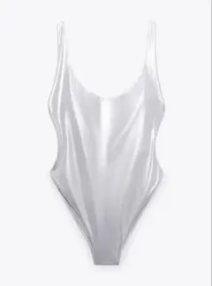 ZARA シルバー ワンピース水着のサムネイル