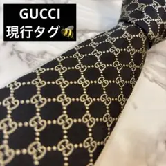 GUCCI タイガー刺繍 ネクタイ ブラック - メルカリ