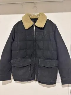 Ralph Lauren Mサイズ 黒 ボア襟 ジャケット