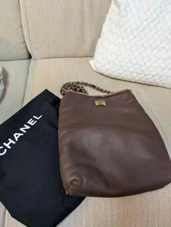 CHANEL ブラウンリアルムートン ショルダーバッグのサムネイル