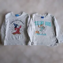 ミッキーマウスとフォックスのTシャツ 110cm 2枚セット　まとめ売り