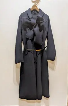 CELFORD セルフォード ストール付きリバードレスコート　ネイビー