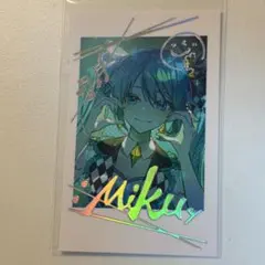 プロセカ 初音ミク 箔押しチェキ クリフェス モモミク からながれ