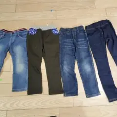 キッズ長ズボン4点セット 110cmと120cm