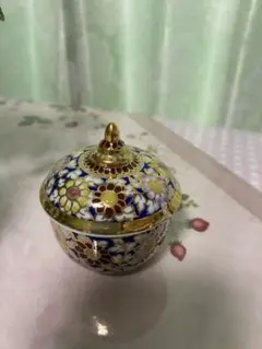 タイみやげ　ベンジャロン焼き　小物入れ